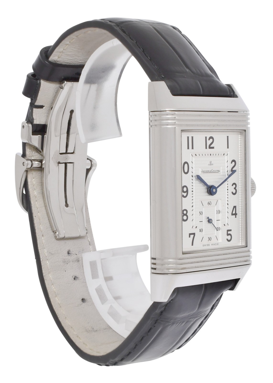 Jaeger LeCoultre Reverso Grande 976 Steel Manual Watch +Paper Q3738420 273.8.04