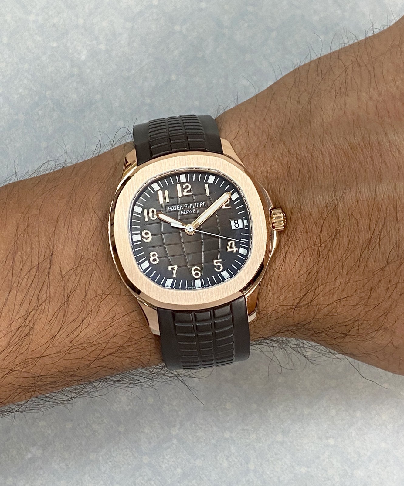 Patek Philippe Aquanaut Jumbo 5167 Rose Gold 40mm Watch +Papers '13 5167R