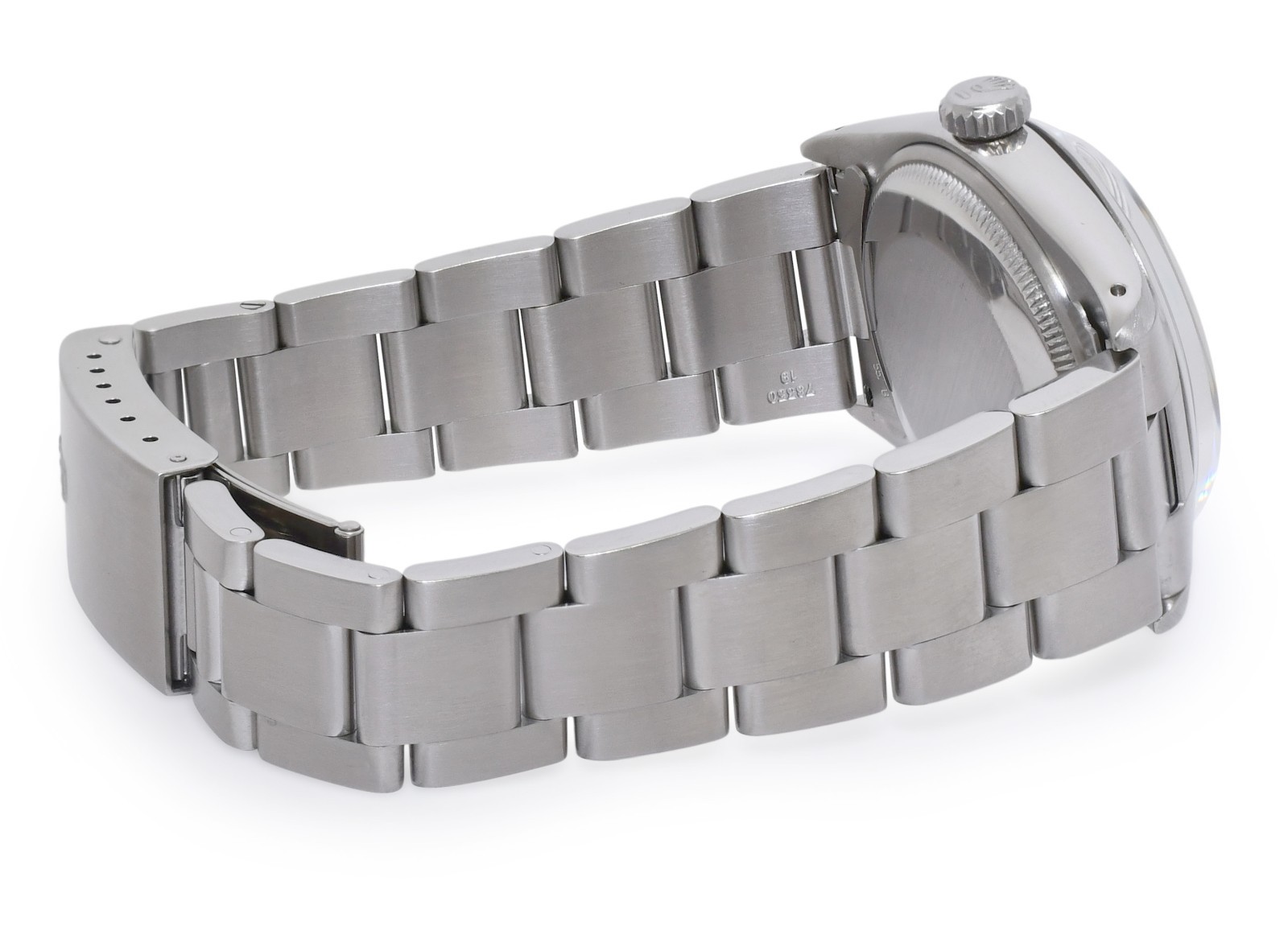 Rolex Vintage Date Steel Silver Dial Mens 34mm Watch '78 1500 Rolex Vintage Date Steel Silver Dial Mens 34mm Watch '78 1500