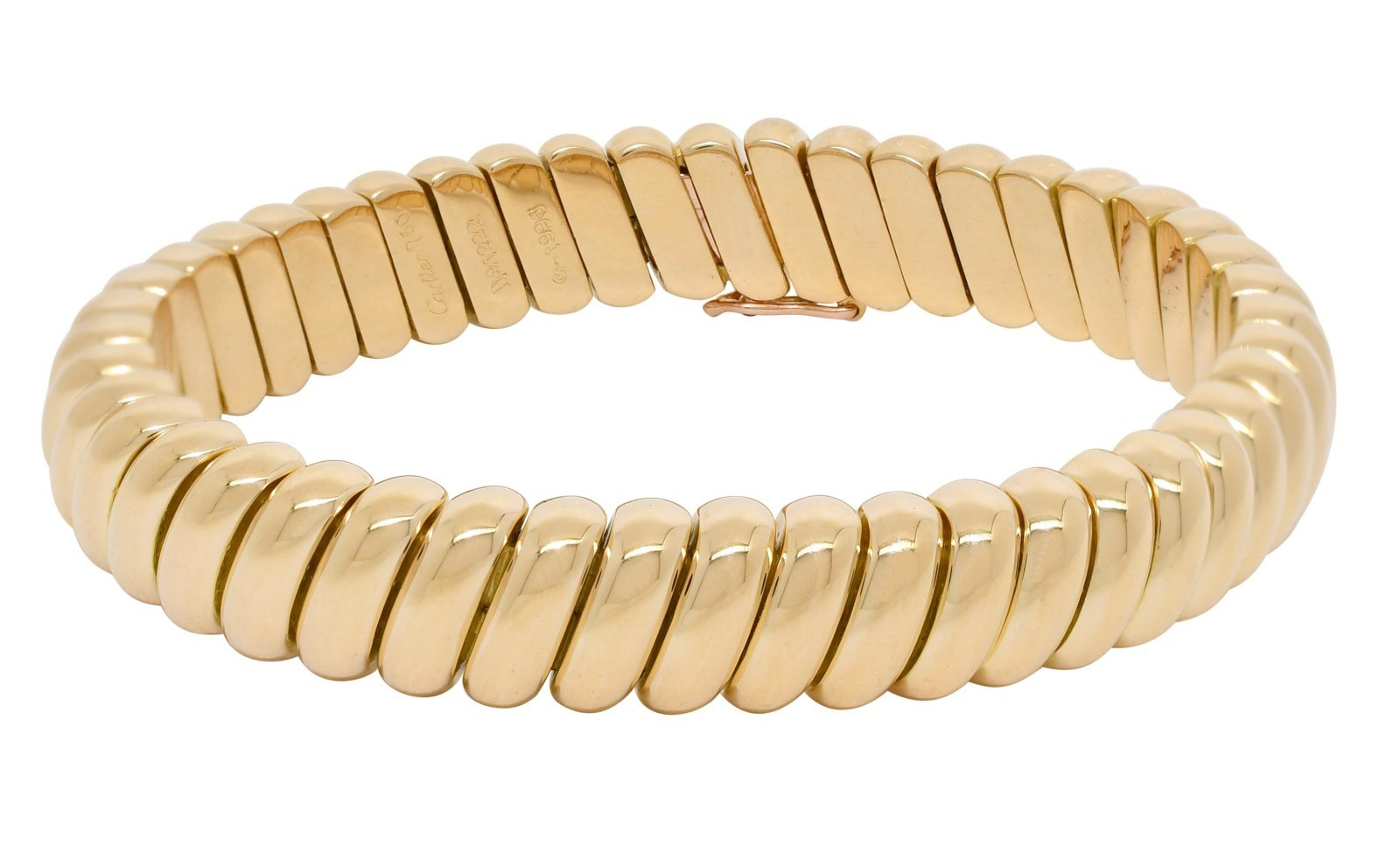 Cartier 18k Yellow Gold Tubogas Bracelet