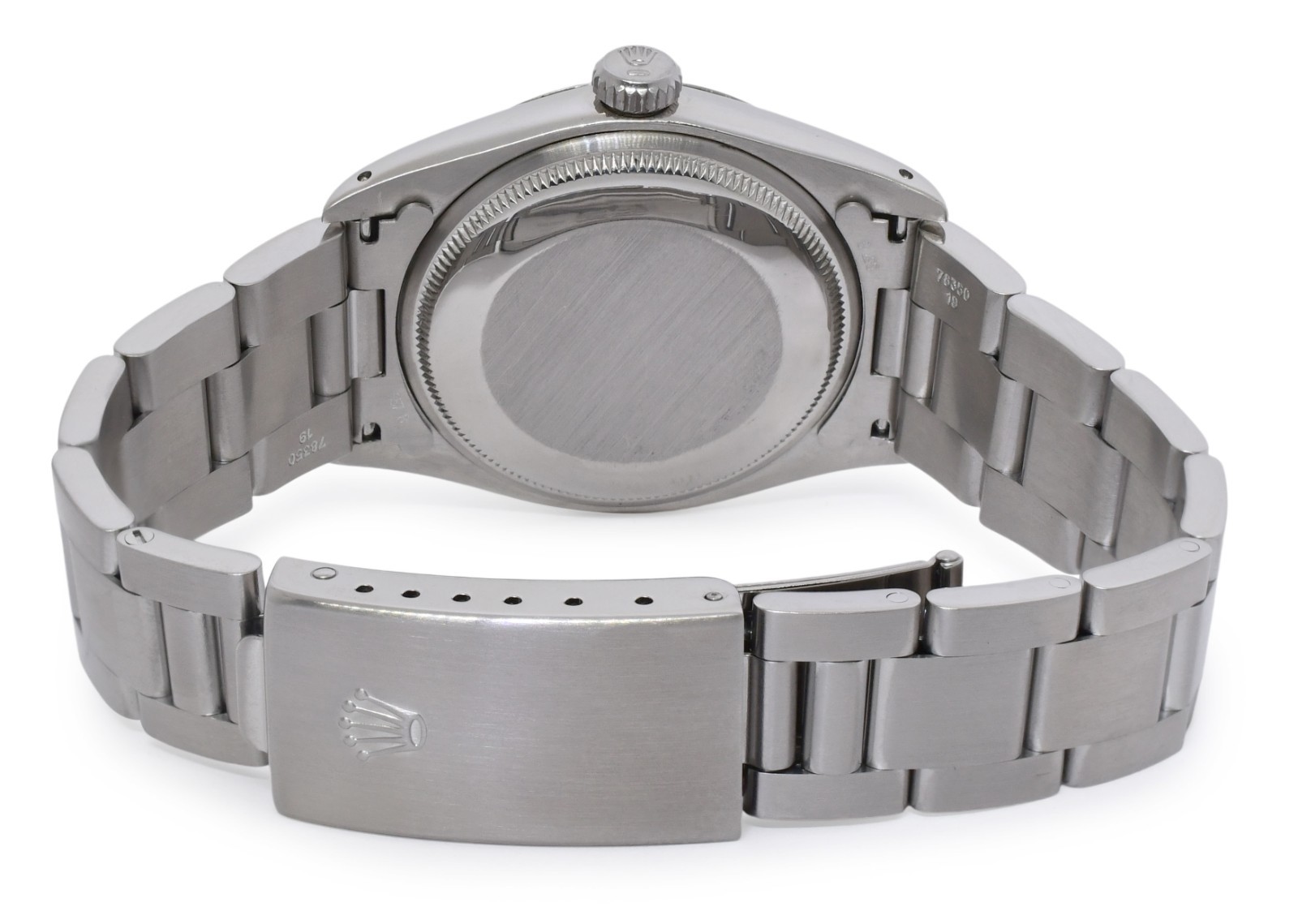 Rolex Vintage Date Steel Silver Dial Mens 34mm Watch '78 1500 Rolex Vintage Date Steel Silver Dial Mens 34mm Watch '78 1500