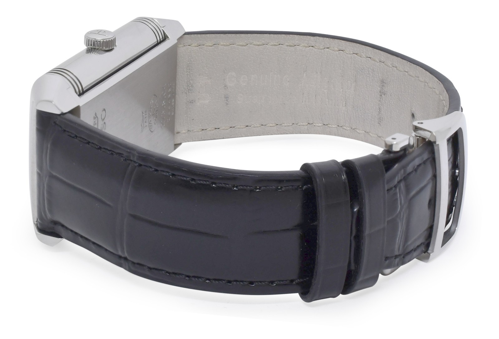 Jaeger LeCoultre Reverso Grande 976 Steel Manual Watch +Paper Q3738420 273.8.04