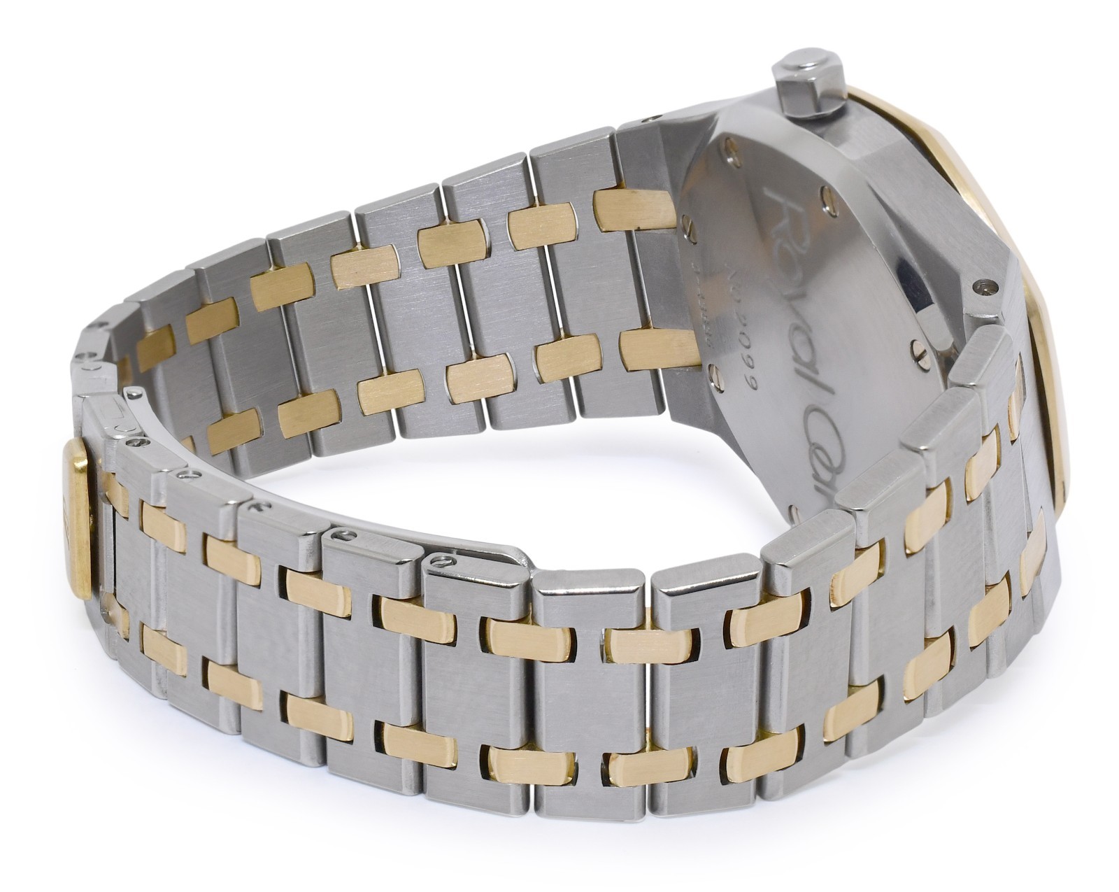 Audemars Piguet Royal Oak Day-Date Moonphase 18k Yellow Gold/Steel Watch 25594SA