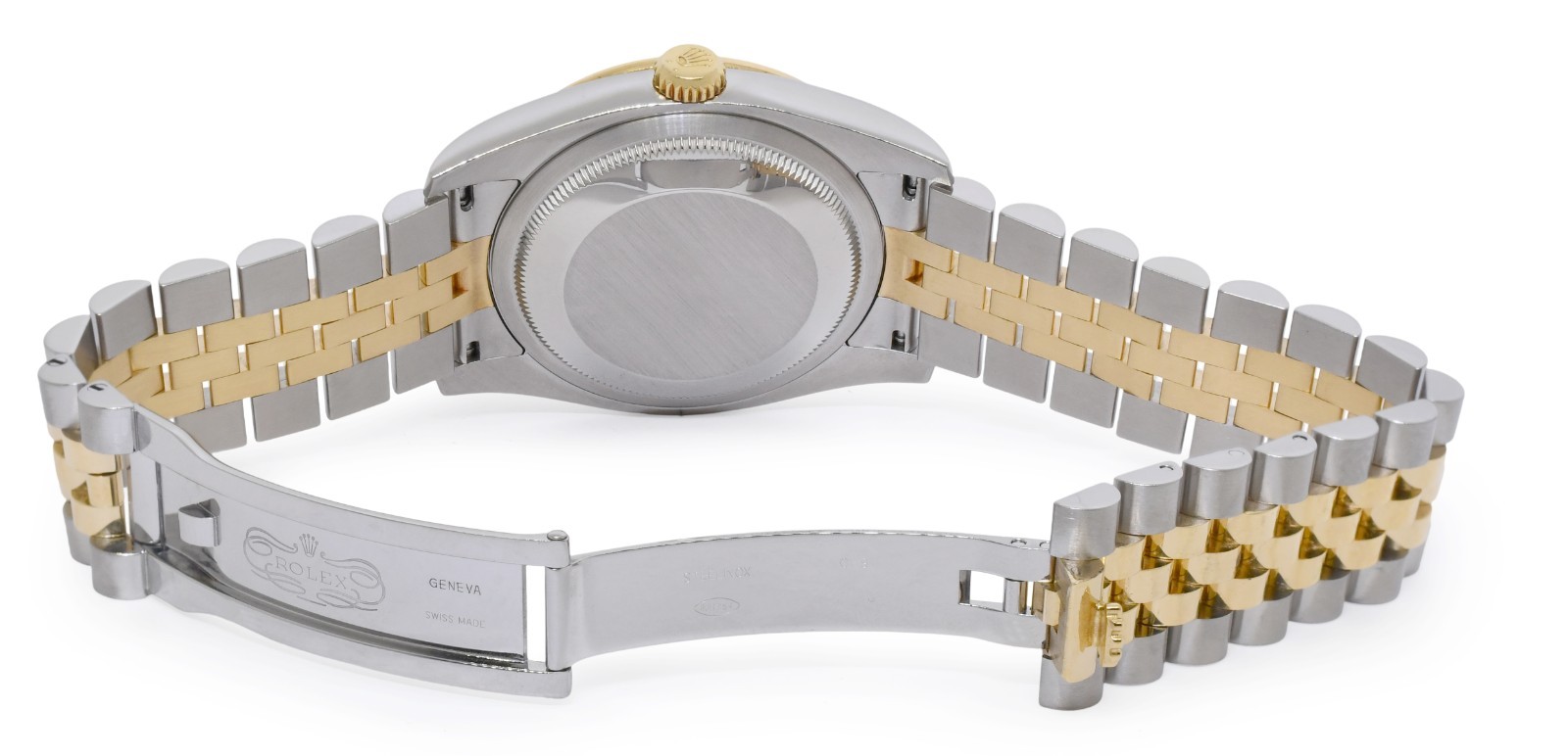 Rolex Datejust 18k Yellow Gold/Steel Silver Diamond Dial/Bezel 36mm Watch 116243 Rolex Datejust 18k Yellow Gold/Steel Silver Diamond Dial/Bezel 36mm Watch 116243