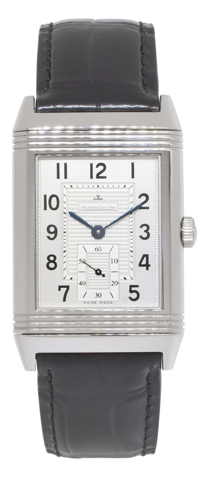 Jaeger LeCoultre Reverso Grande 976 Steel Manual Watch +Paper Q3738420 273.8.04