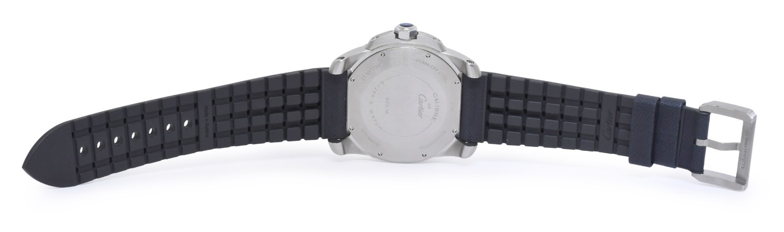 Cartier Calibre Diver Steel & Ceramic Bezel Blue 42mm Watch WSCA0010 3729