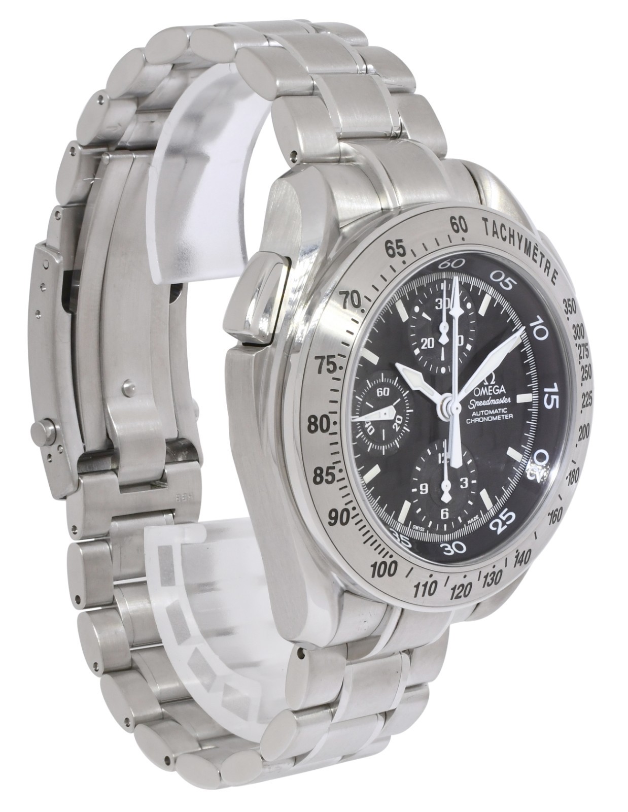 Omega Speedmaster Chronograph Split Second Steel Carbon Fiber 42mm Watch 3540.50