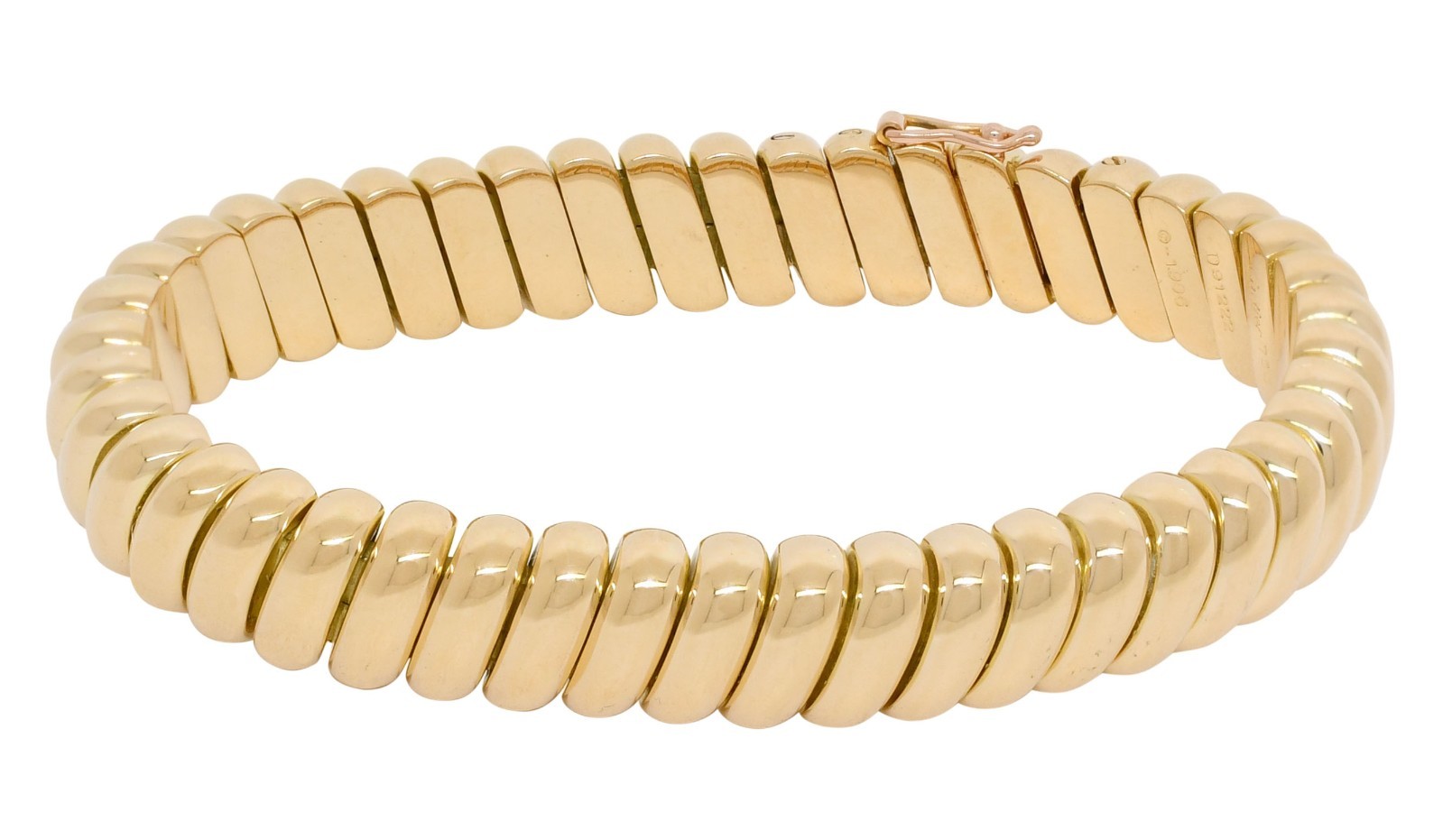 Cartier 18k Yellow Gold Tubogas Bracelet