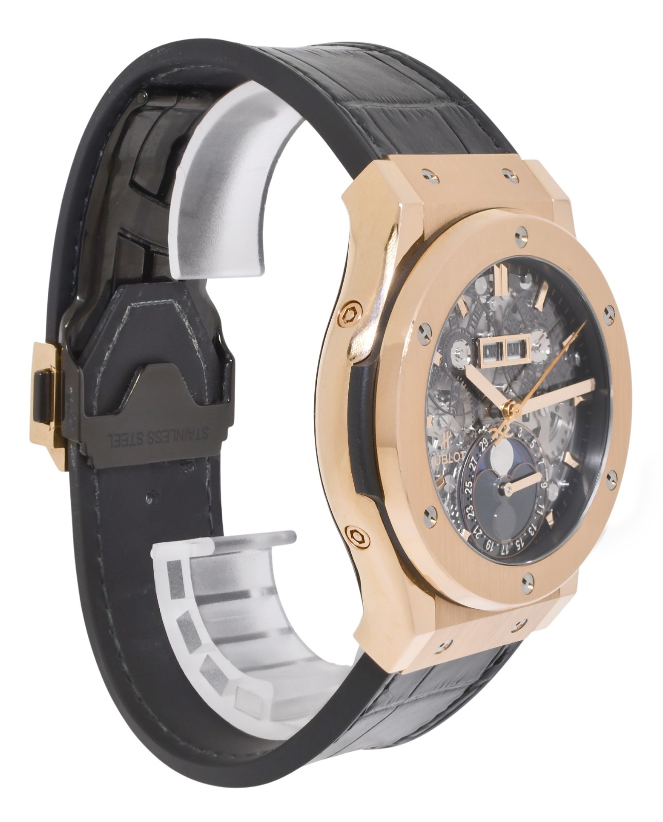 Hublot Classic Fusion Aerofusion Moonphase Skeleton Watch B/P 517.OX.0180.LR Hublot Classic Fusion Aerofusion Moonphase Skeleton Watch B/P 517.OX.0180.LR