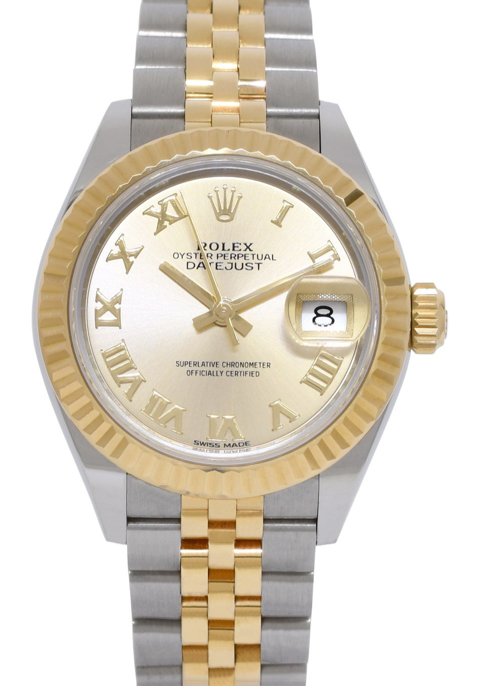 Rolex Datejust 28 18k Yellow Gold/Steel Champagne Ladies Watch +Card '19 279173 Rolex Datejust 28 18k Yellow Gold/Steel Champagne Ladies Watch +Card '19 279173