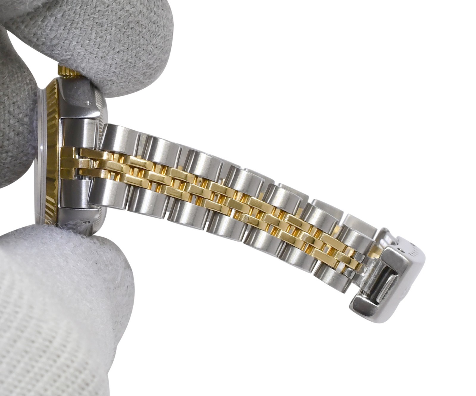 Rolex Datejust 18k Yellow Gold/Steel Champagne Dial 26mm Jubilee Watch X 69173