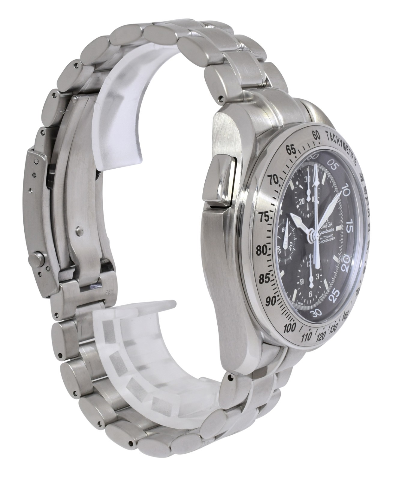 Omega Speedmaster Chronograph Split Second Steel Carbon Fiber 42mm Watch 3540.50