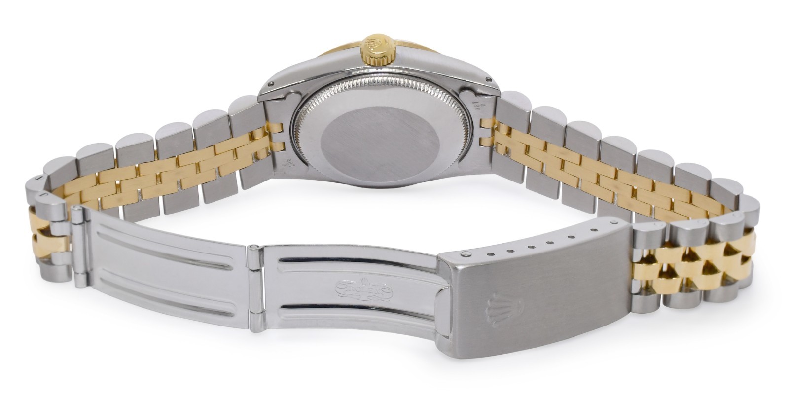Rolex Datejust 18k Yellow Gold/Steel Champagne Diamond 31mm Watch +Paper R 68273