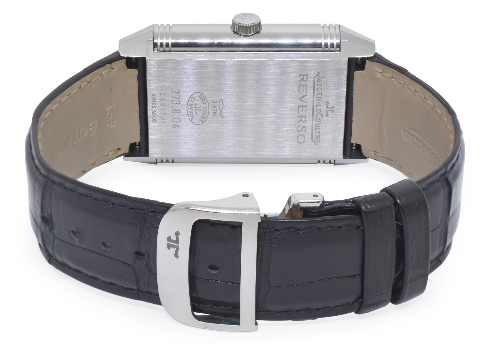 Jaeger LeCoultre Reverso Grande 976 Steel Manual Watch +Papers Q3738470 273.8.04