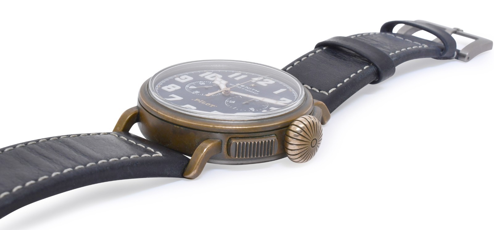 Zenith Pilot Type 20 Chronograph Bronze Blue Dial 45mm Watch B/P '20 29.2430.406 Zenith Pilot Type 20 Chronograph Bronze Blue Dial 45mm Watch B/P '20 29.2430.406