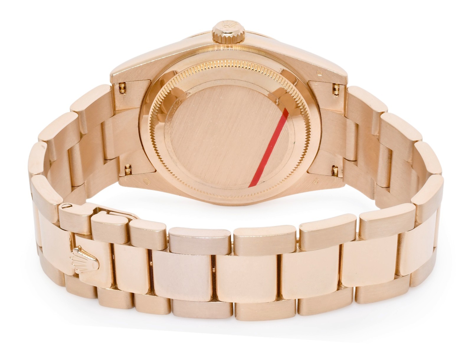 Rolex Day-Date 18k Rose Gold Silver Diamond Dial 36mm Oyster Watch P 118205 Rolex Day-Date 18k Rose Gold Silver Diamond Dial 36mm Oyster Watch P 118205