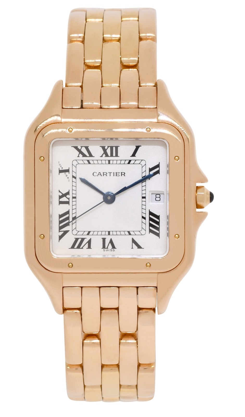 Cartier Panthere Large RARE 18k Rose Gold White Dial Quartz Watch 287968 Cartier Panthere Large RARE 18k Rose Gold White Dial Quartz Watch 287968
