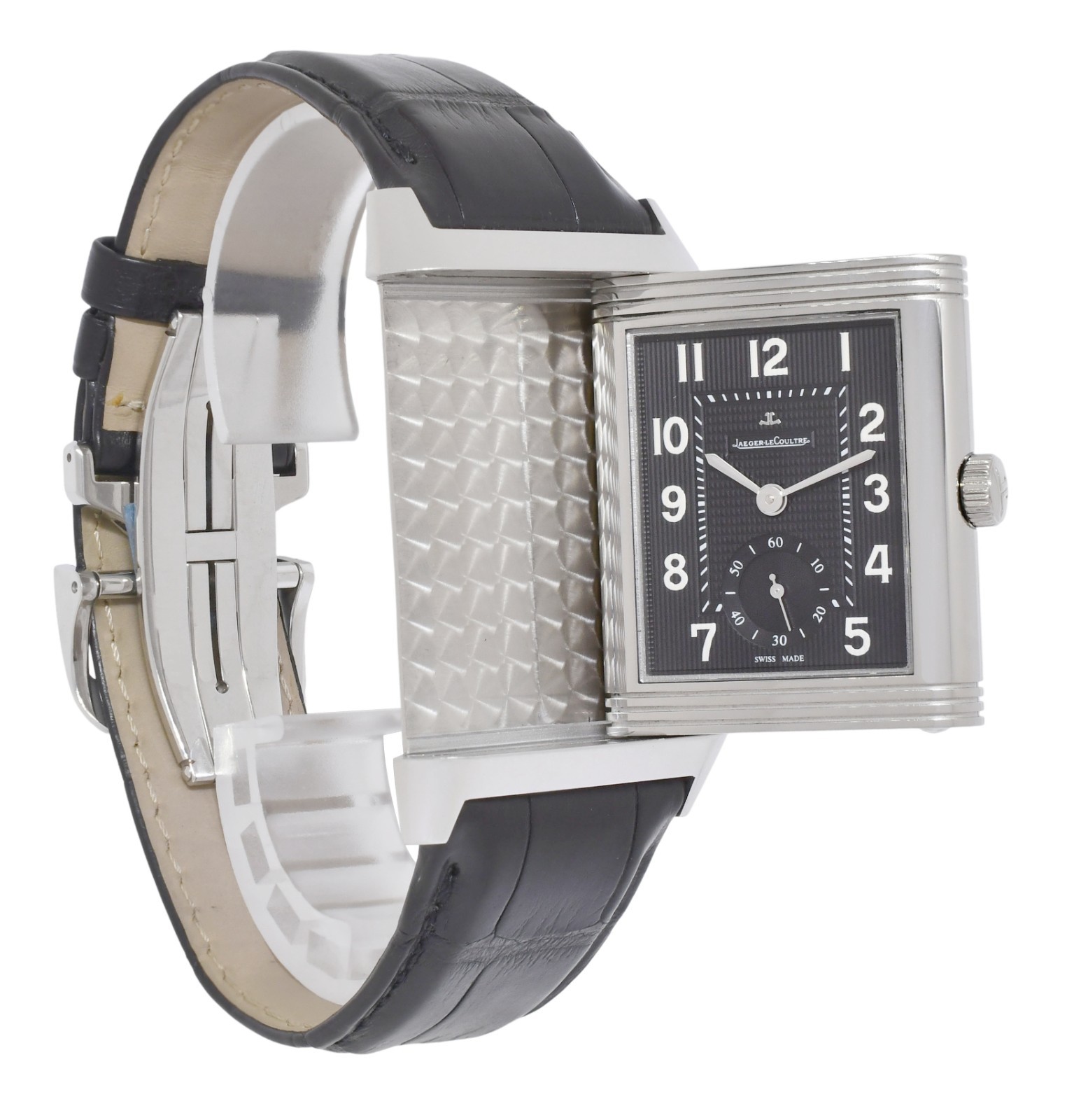 Jaeger LeCoultre Reverso Grande 976 Steel Manual Watch +Papers Q3738470 273.8.04