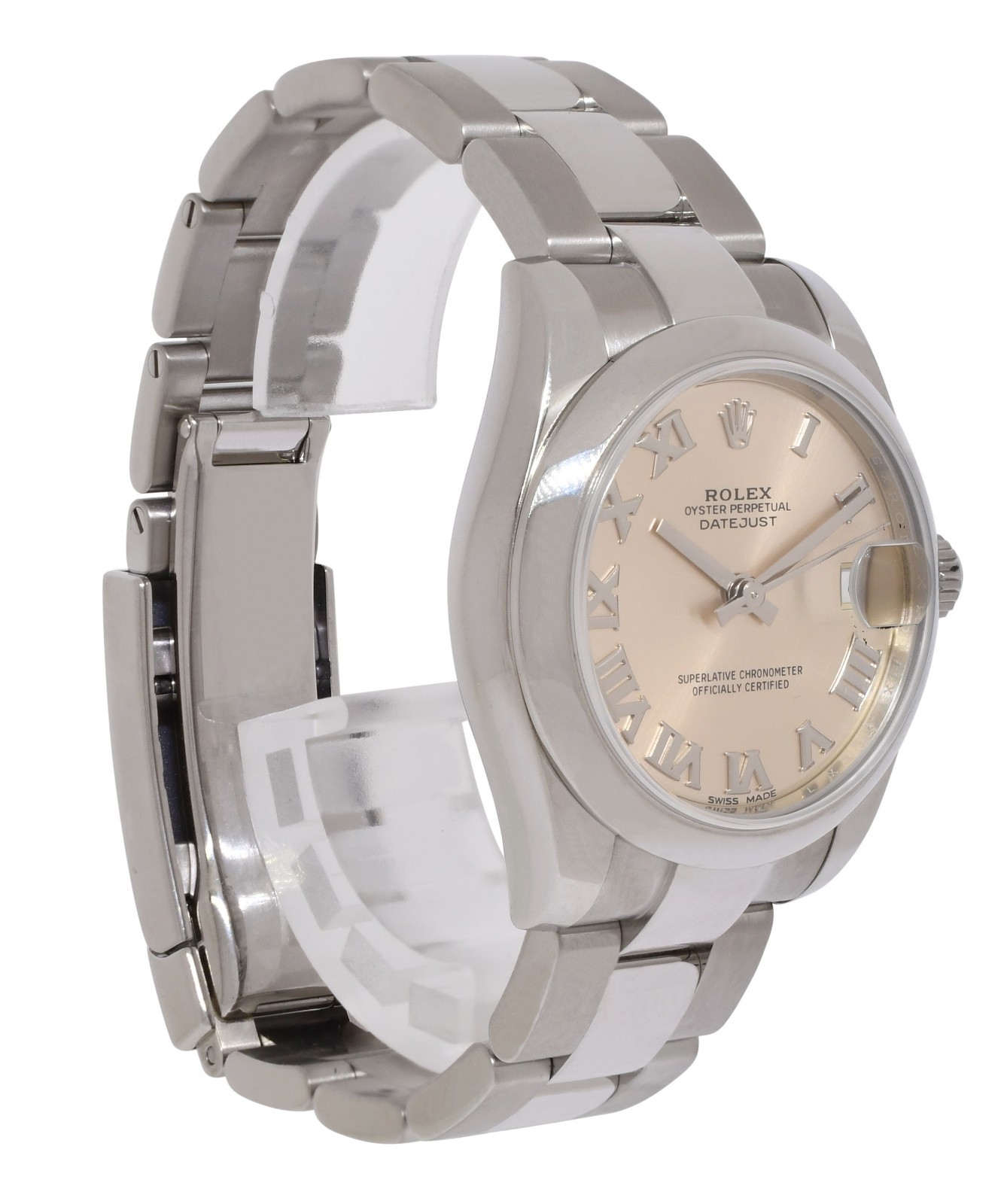 Rolex Datejust 31 Steel Pink Dial Oyster Bracelet Ladies Watch +Card '19 178240 Rolex Datejust 31 Steel Pink Dial Oyster Bracelet Ladies Watch +Card '19 178240