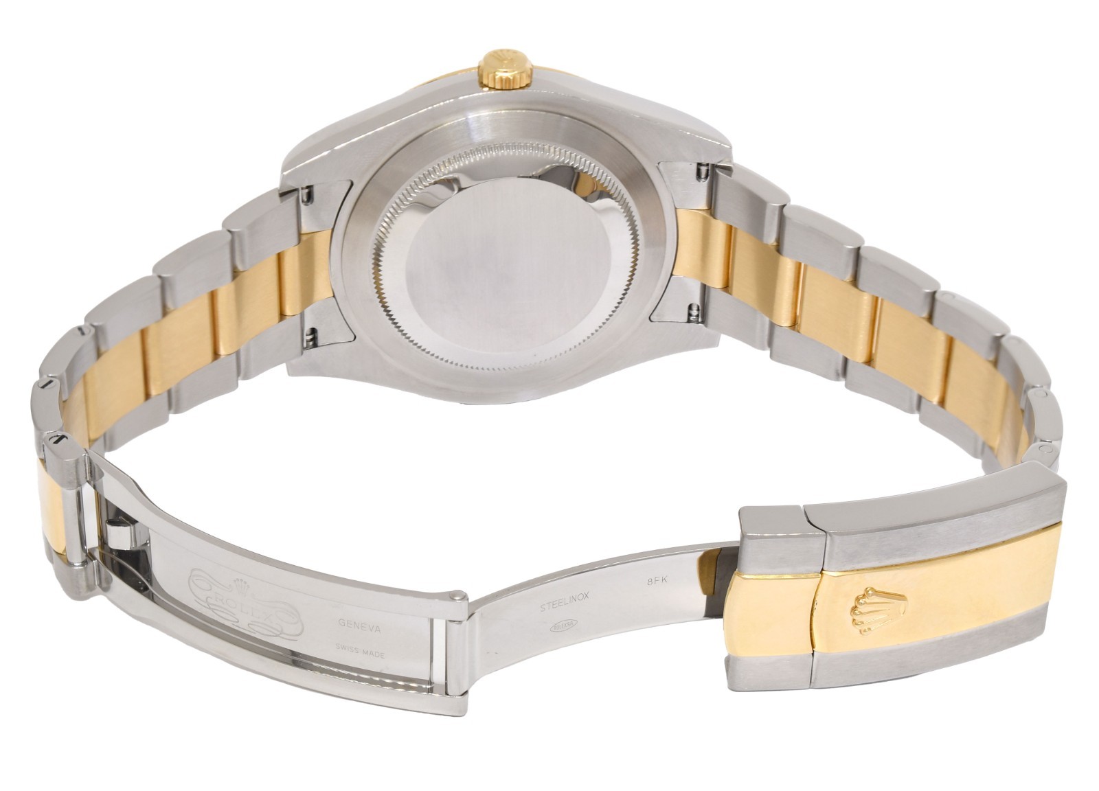 Rolex Datejust II 18k Yellow Gold/Steel Wimbledon Dial 41mm Watch 116333