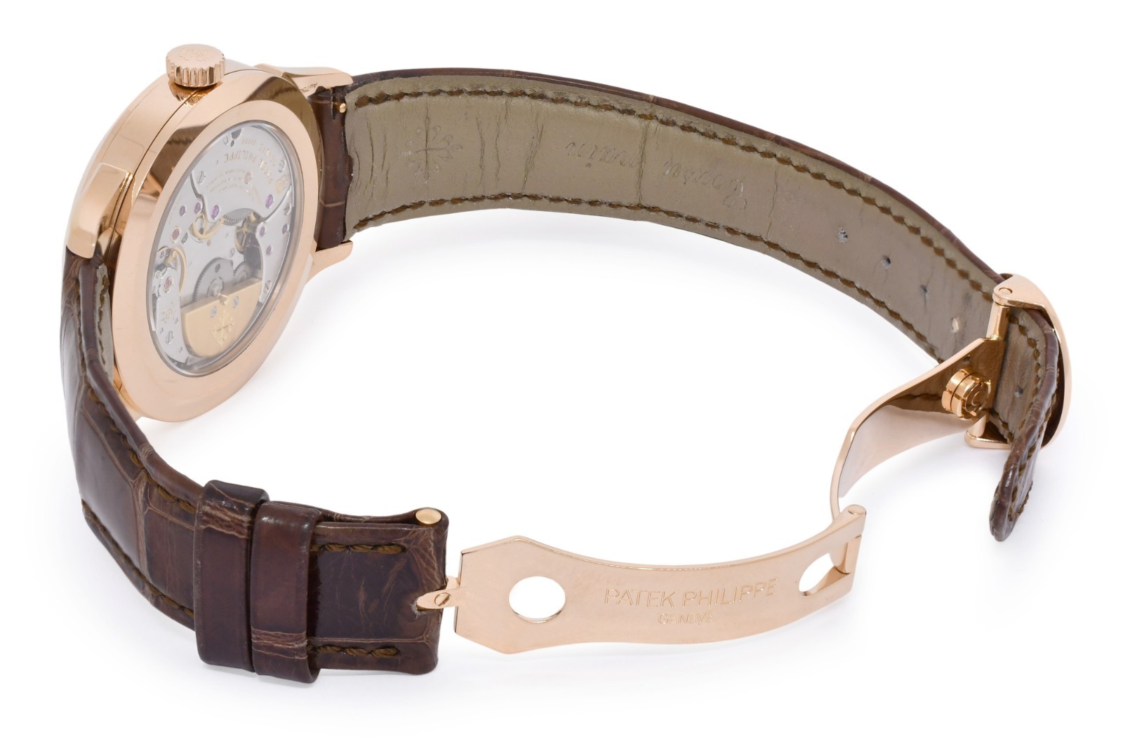 Patek Philippe World Time 5230 Rose Gold Complications 38.5mm Watch +Paper 5230R