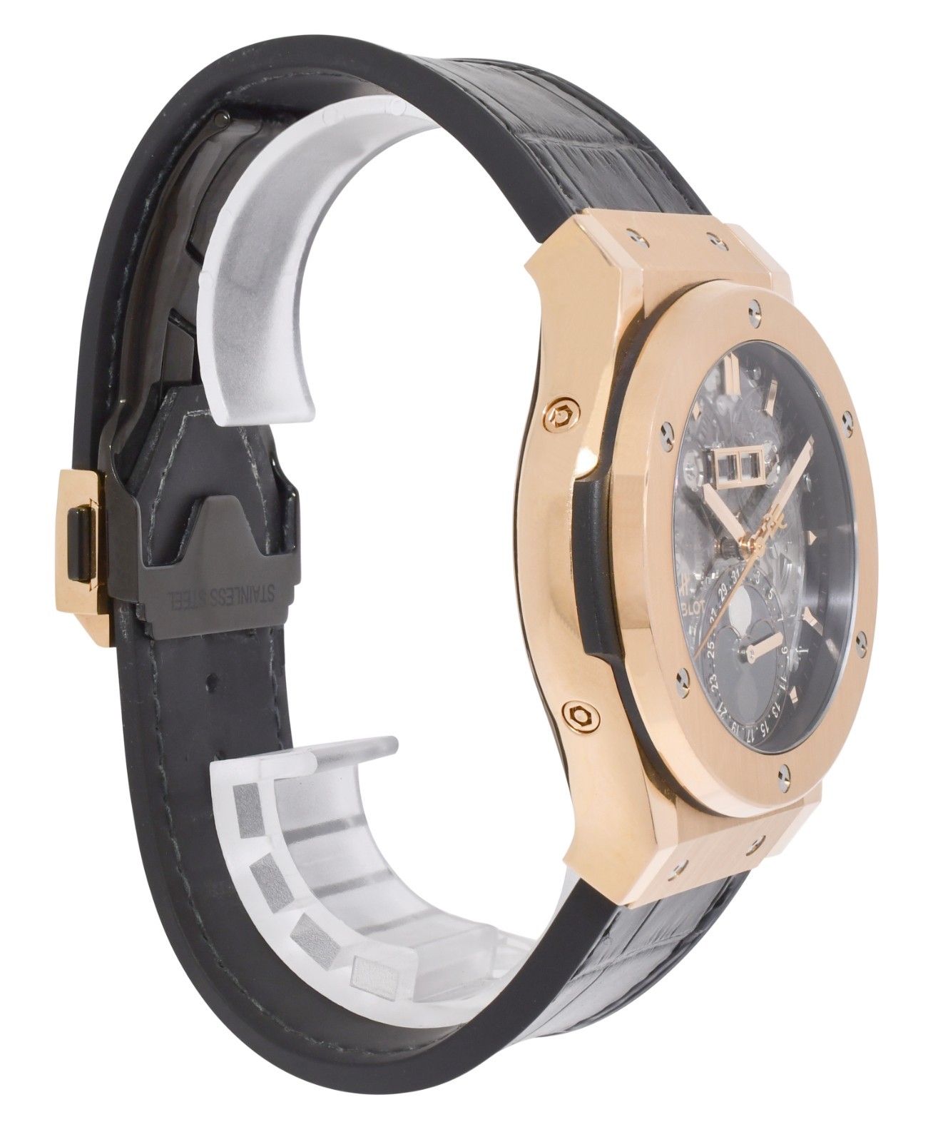 Hublot Classic Fusion Aerofusion Moonphase Skeleton Watch B/P 517.OX.0180.LR Hublot Classic Fusion Aerofusion Moonphase Skeleton Watch B/P 517.OX.0180.LR