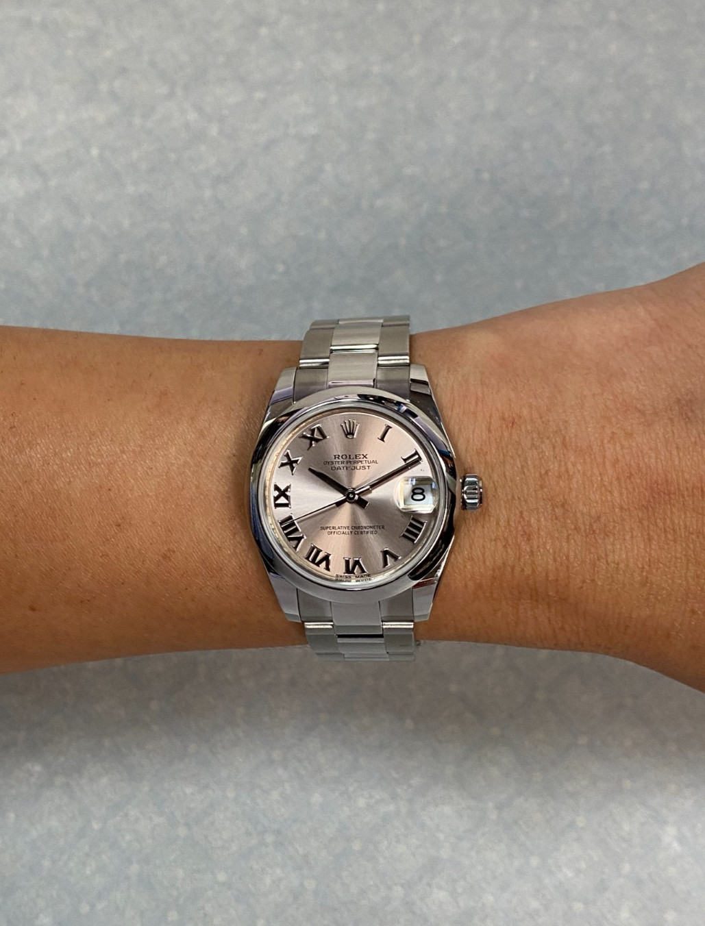 Rolex Datejust 31 Steel Pink Dial Oyster Bracelet Ladies Watch +Card '19 178240 Rolex Datejust 31 Steel Pink Dial Oyster Bracelet Ladies Watch +Card '19 178240