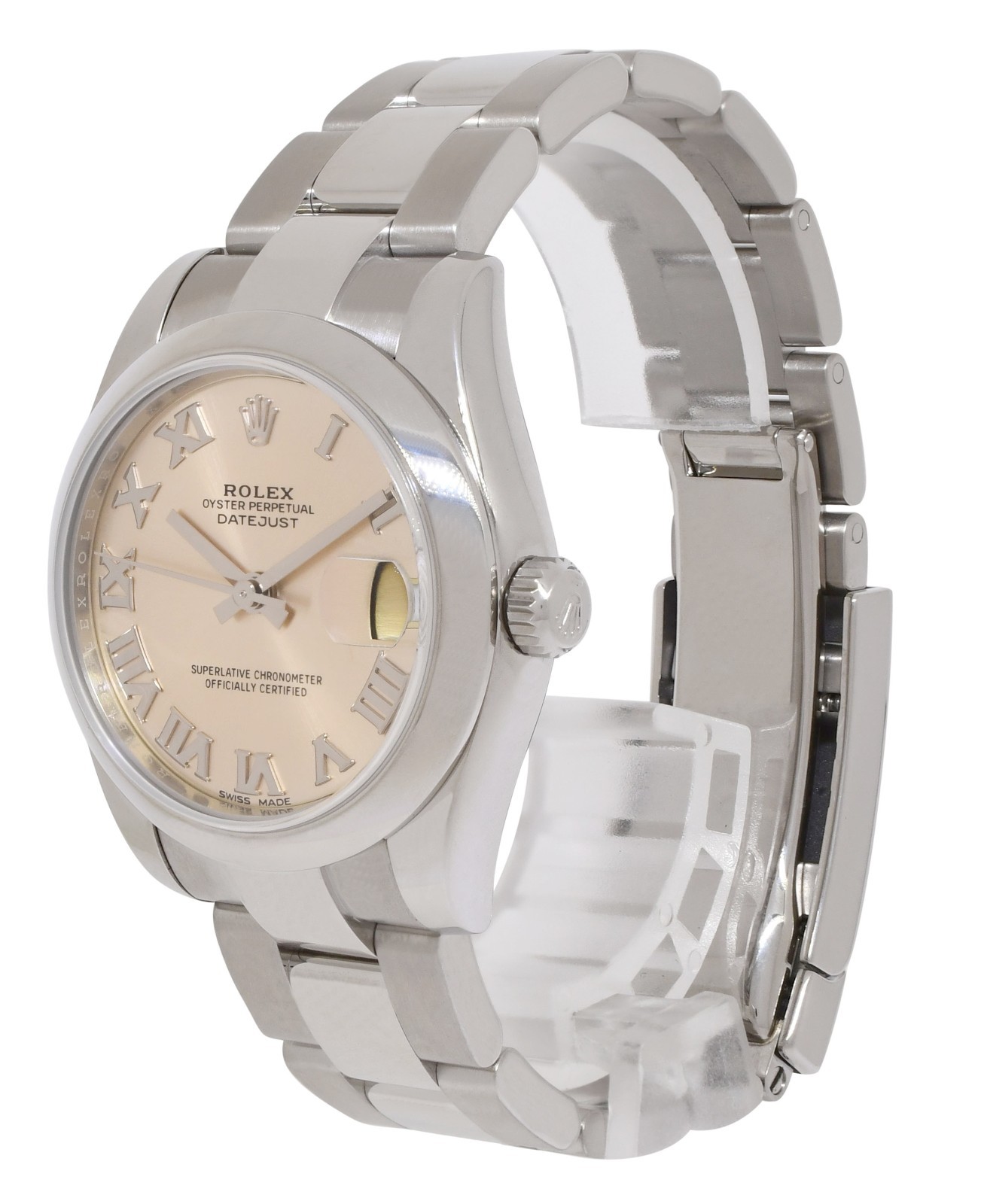 Rolex Datejust 31 Steel Pink Dial Oyster Bracelet Ladies Watch +Card '19 178240 Rolex Datejust 31 Steel Pink Dial Oyster Bracelet Ladies Watch +Card '19 178240