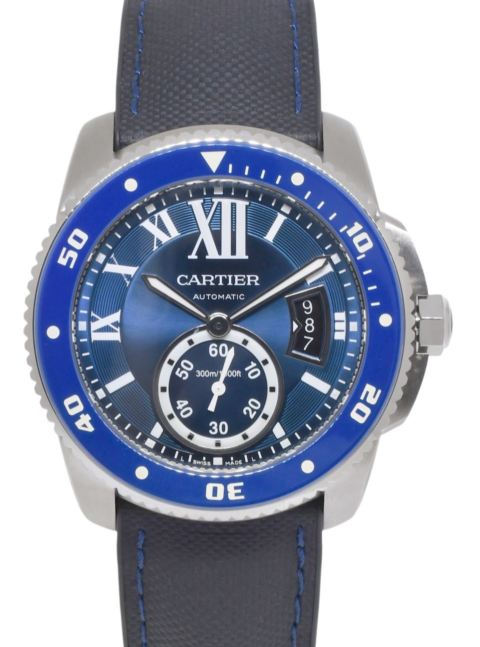 Cartier Calibre Diver Steel & Ceramic Bezel Blue 42mm Watch WSCA0010 3729 Cartier Calibre Diver Steel & Ceramic Bezel Blue 42mm Watch WSCA0010 3729