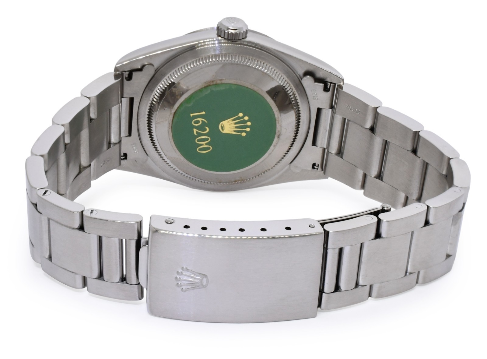 Rolex Datejust Steel White Roman Dial Oyster Bracelet Mens 36mm Watch A 16200 Rolex Datejust Steel White Roman Dial Oyster Bracelet Mens 36mm Watch A 16200
