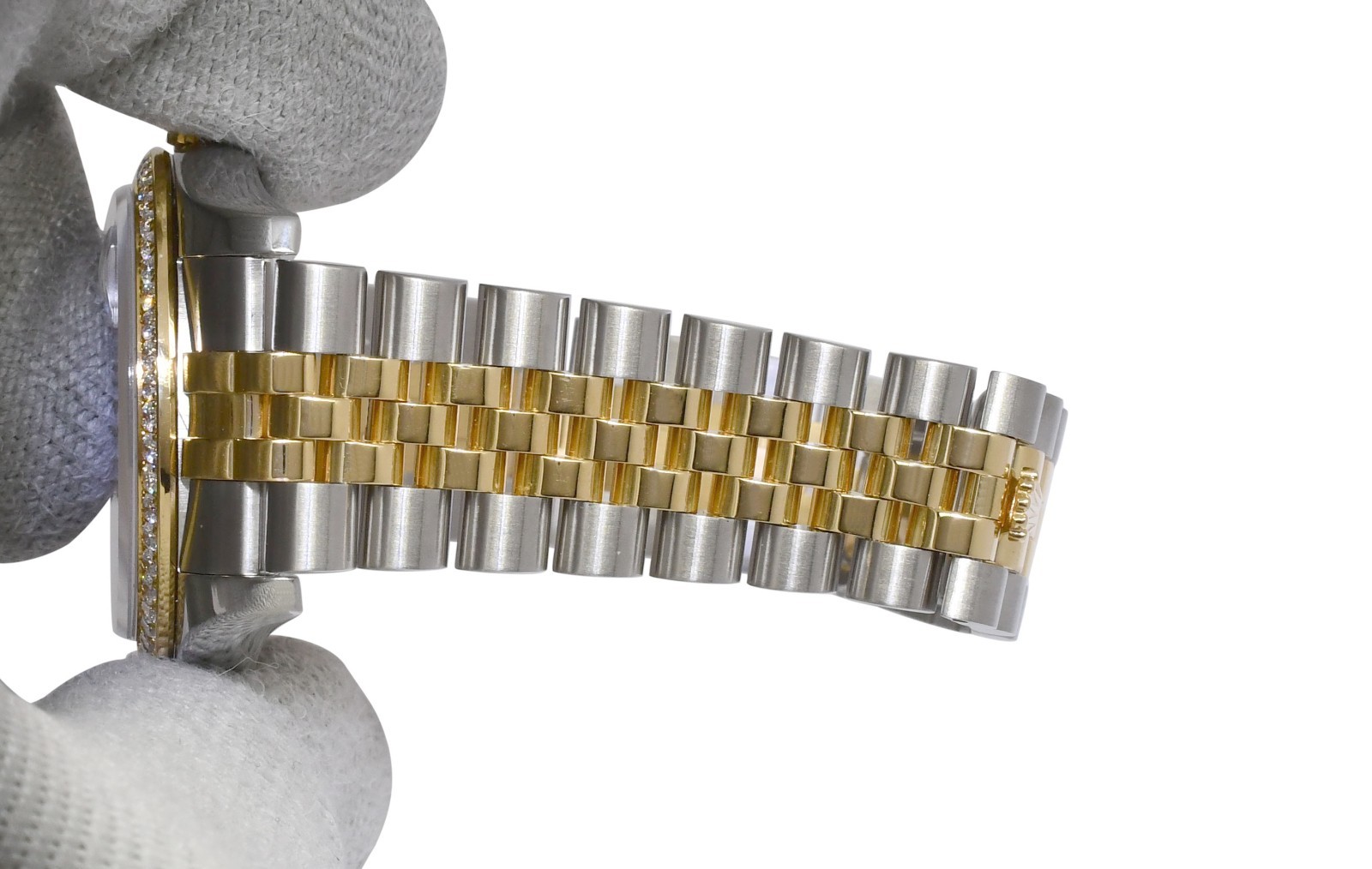 Rolex Datejust 18k Yellow Gold/Steel Silver Diamond Dial/Bezel 36mm Watch 116243 Rolex Datejust 18k Yellow Gold/Steel Silver Diamond Dial/Bezel 36mm Watch 116243