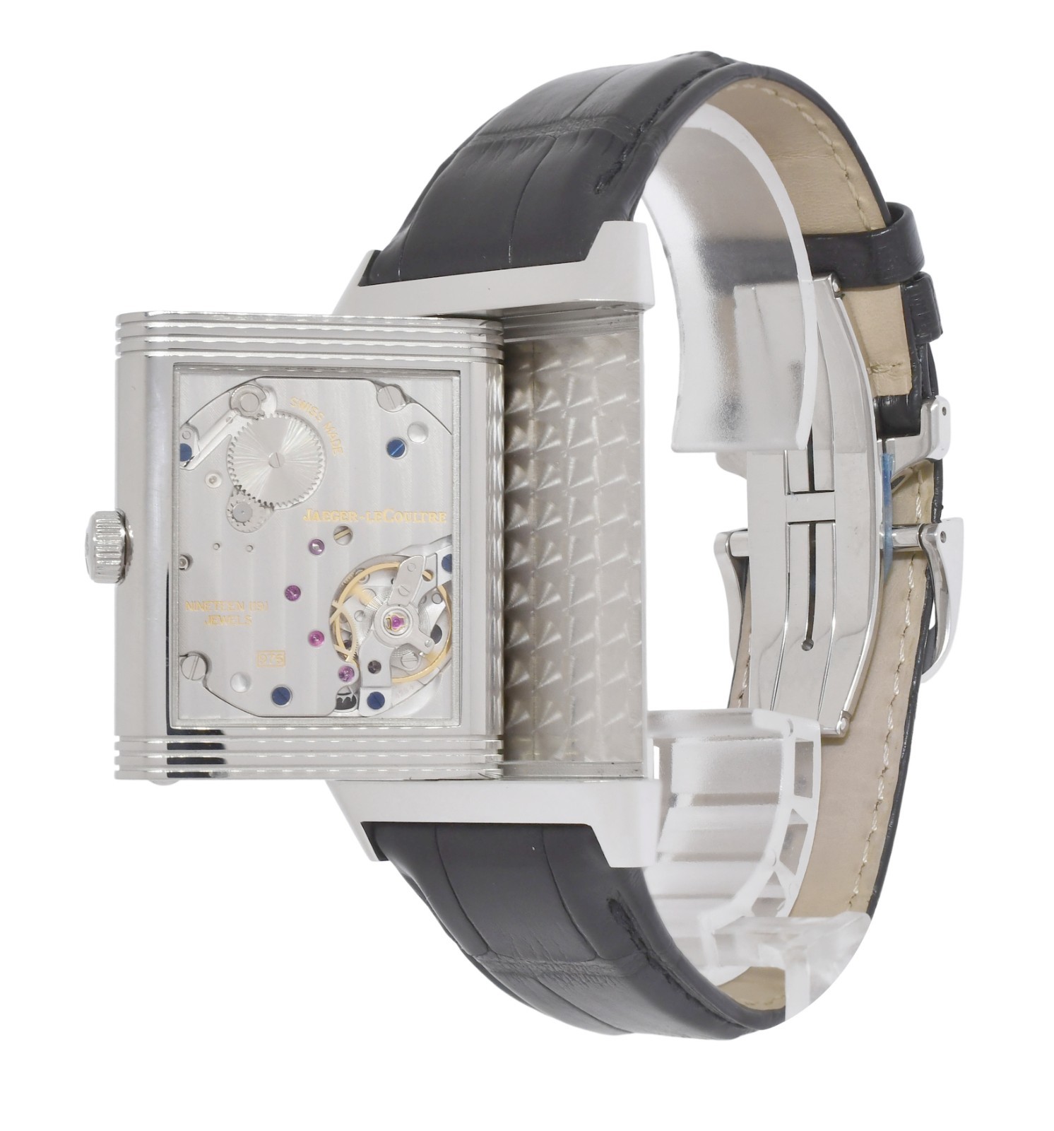 Jaeger LeCoultre Reverso Grande 976 Steel Manual Watch +Papers Q3738470 273.8.04