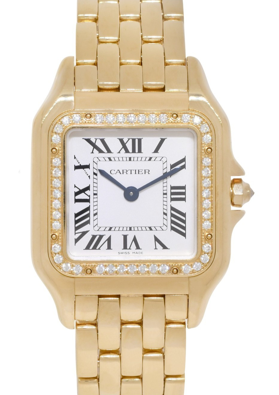 Cartier Panthere Medium Yellow Gold & Diamond Ladies Quartz Watch WJPN0016 4014