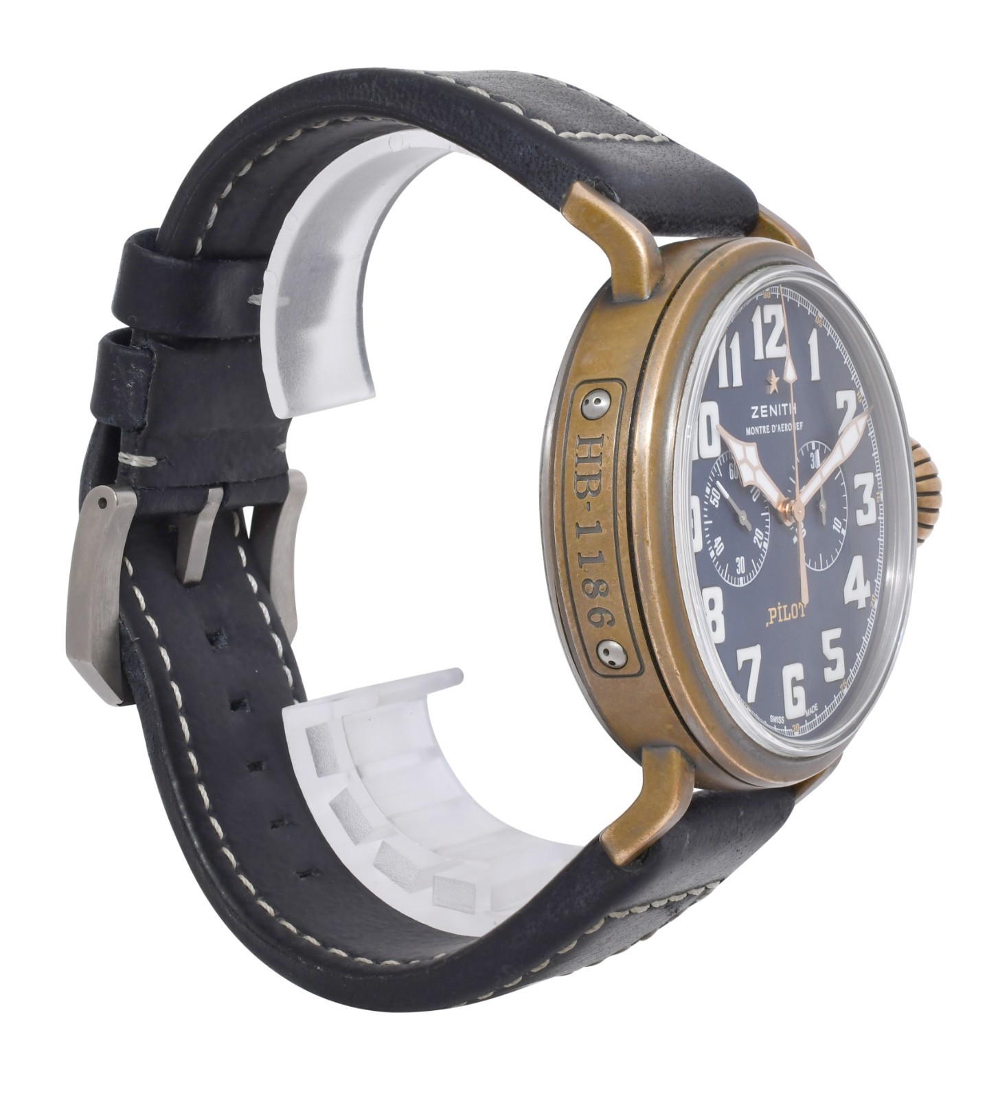 Zenith Pilot Type 20 Chronograph Bronze Blue Dial 45mm Watch B/P '20 29.2430.406 Zenith Pilot Type 20 Chronograph Bronze Blue Dial 45mm Watch B/P '20 29.2430.406