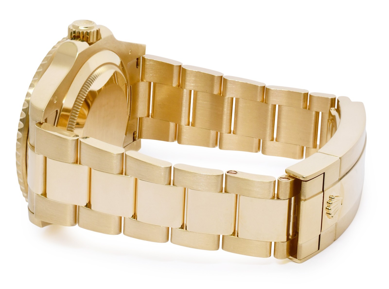 Rolex Submariner Date 18k Yellow Gold Black Ceramic 41mm Watch B/P '21 126618