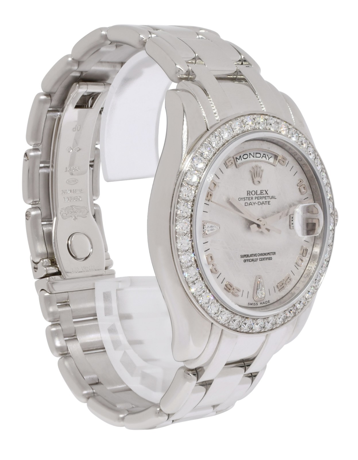 Rolex Masterpiece Platinum Meteorite Diamond Dial/Bezel 39mm Watch Z 18946 Rolex Masterpiece Platinum Meteorite Diamond Dial/Bezel 39mm Watch Z 18946