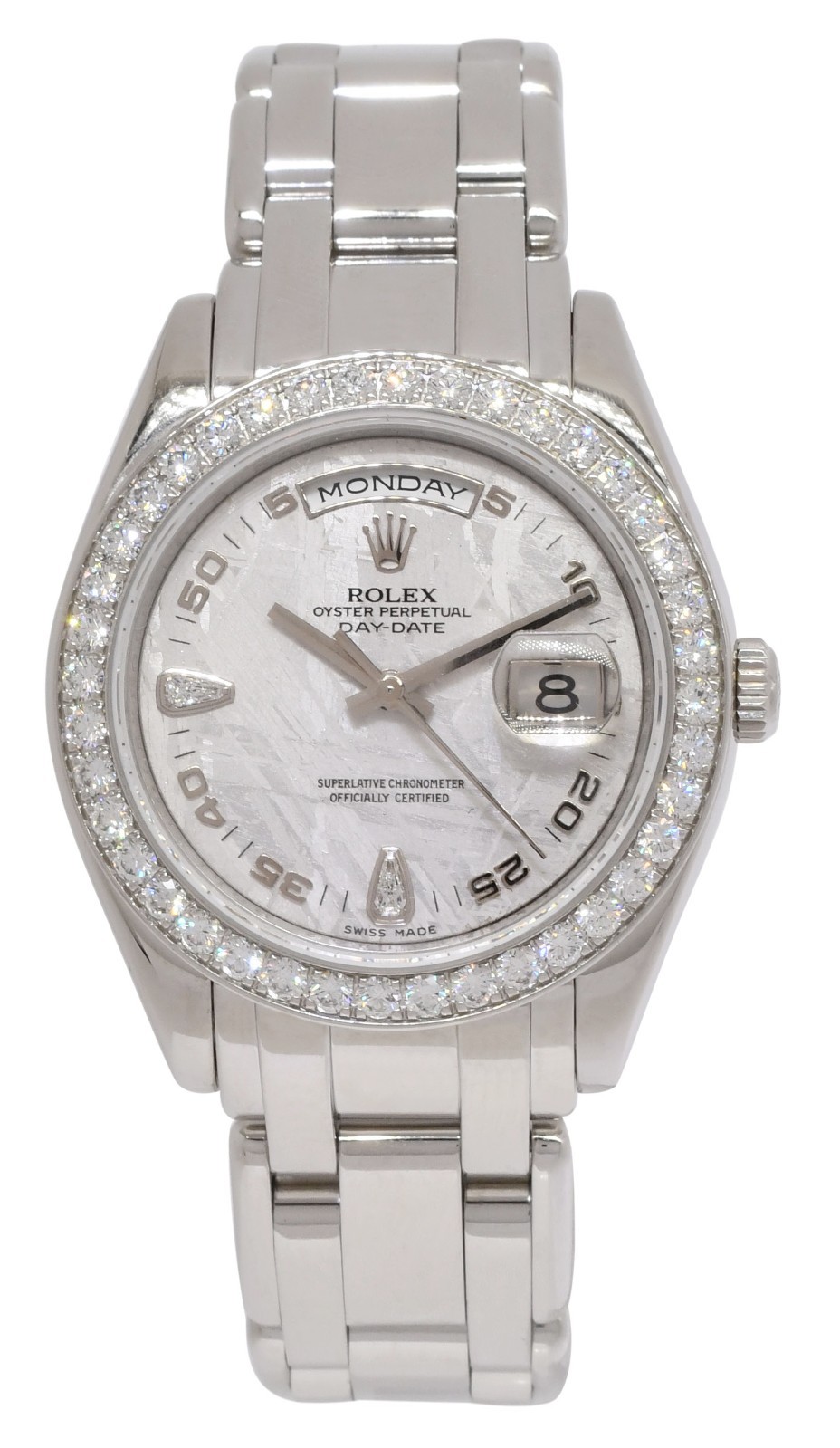 Rolex Masterpiece Platinum Meteorite Diamond Dial/Bezel 39mm Watch Z 18946 Rolex Masterpiece Platinum Meteorite Diamond Dial/Bezel 39mm Watch Z 18946