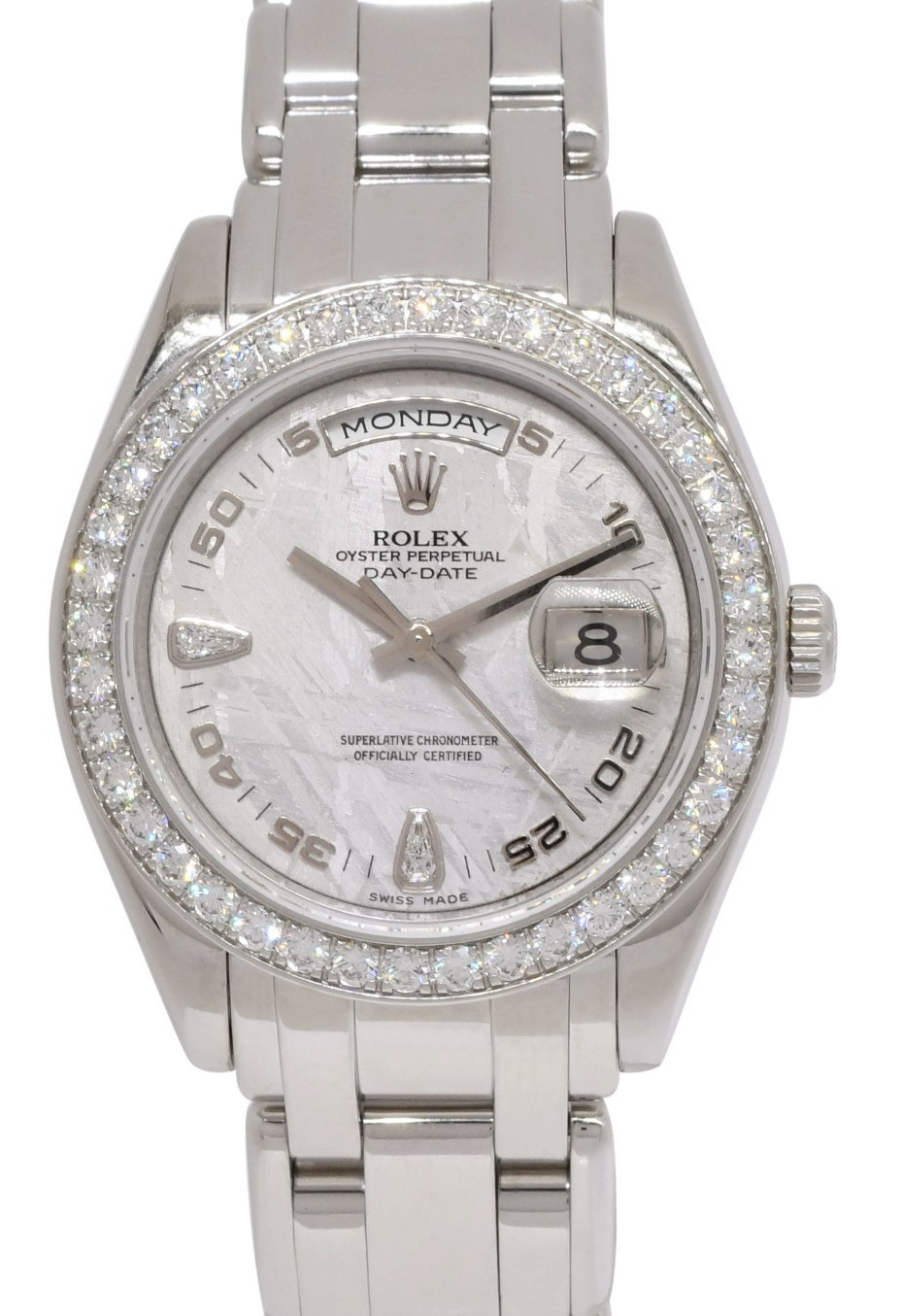 Rolex Masterpiece Platinum Meteorite Diamond Dial/Bezel 39mm Watch Z 18946 Rolex Masterpiece Platinum Meteorite Diamond Dial/Bezel 39mm Watch Z 18946