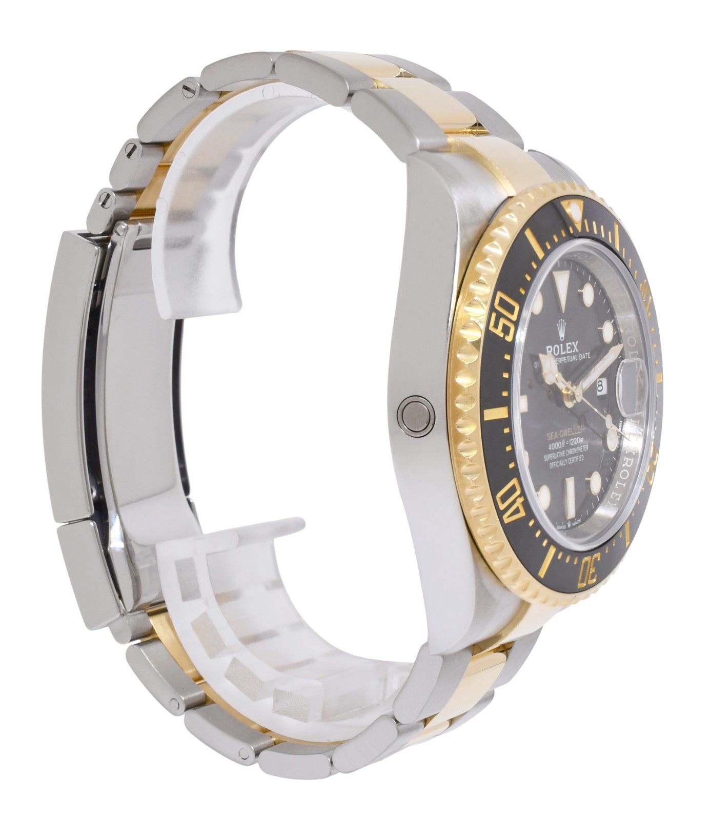 Rolex Sea-Dweller 43 18k Yellow Gold/Steel Black Mens Watch +Card '22 126603 Rolex Sea-Dweller 43 18k Yellow Gold/Steel Black Mens Watch +Card '22 126603