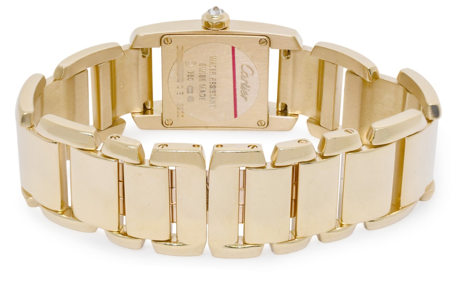 Cartier Tankissime 18k Yellow Gold & Diamond Ladies Quartz Watch WE70017H 2800