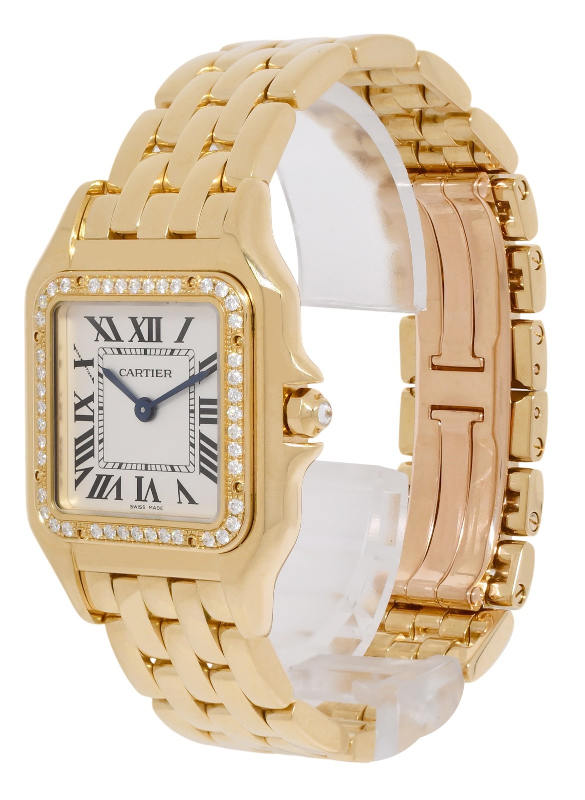 Cartier Panthere Medium Yellow Gold & Diamond Ladies Quartz Watch WJPN0016 4014 Cartier Panthere Medium Yellow Gold & Diamond Ladies Quartz Watch WJPN0016 4014