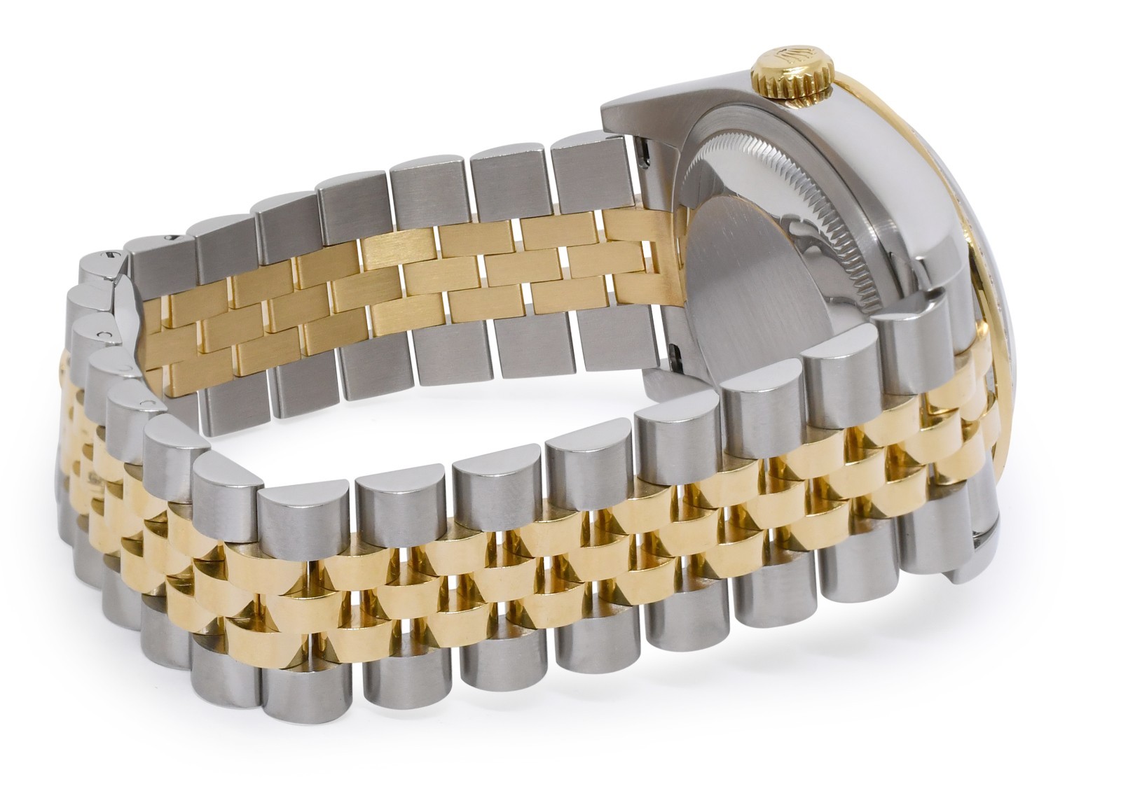 Rolex Datejust 18k Yellow Gold/Steel Silver Diamond Dial/Bezel 36mm Watch 116243 Rolex Datejust 18k Yellow Gold/Steel Silver Diamond Dial/Bezel 36mm Watch 116243