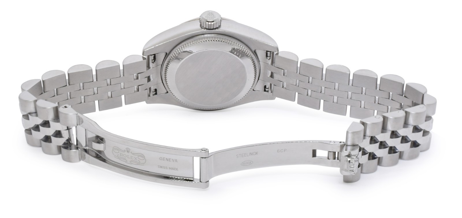 Rolex Datejust Steel & White Gold Bezel Pink Dial Ladies 26mm Watch '12+ 179174 Rolex Datejust Steel & White Gold Bezel Pink Dial Ladies 26mm Watch '12+ 179174