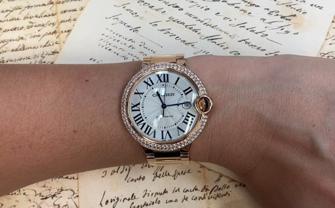Cartier Ballon Bleu 42mm 18k Rose Gold Diamond Automatic Watch WE9008Z3 2999 Cartier Ballon Bleu 42mm 18k Rose Gold Diamond Automatic Watch WE9008Z3 2999