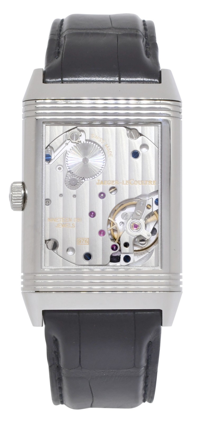 Jaeger LeCoultre Reverso Grande 976 Steel Manual Watch +Papers Q3738470 273.8.04