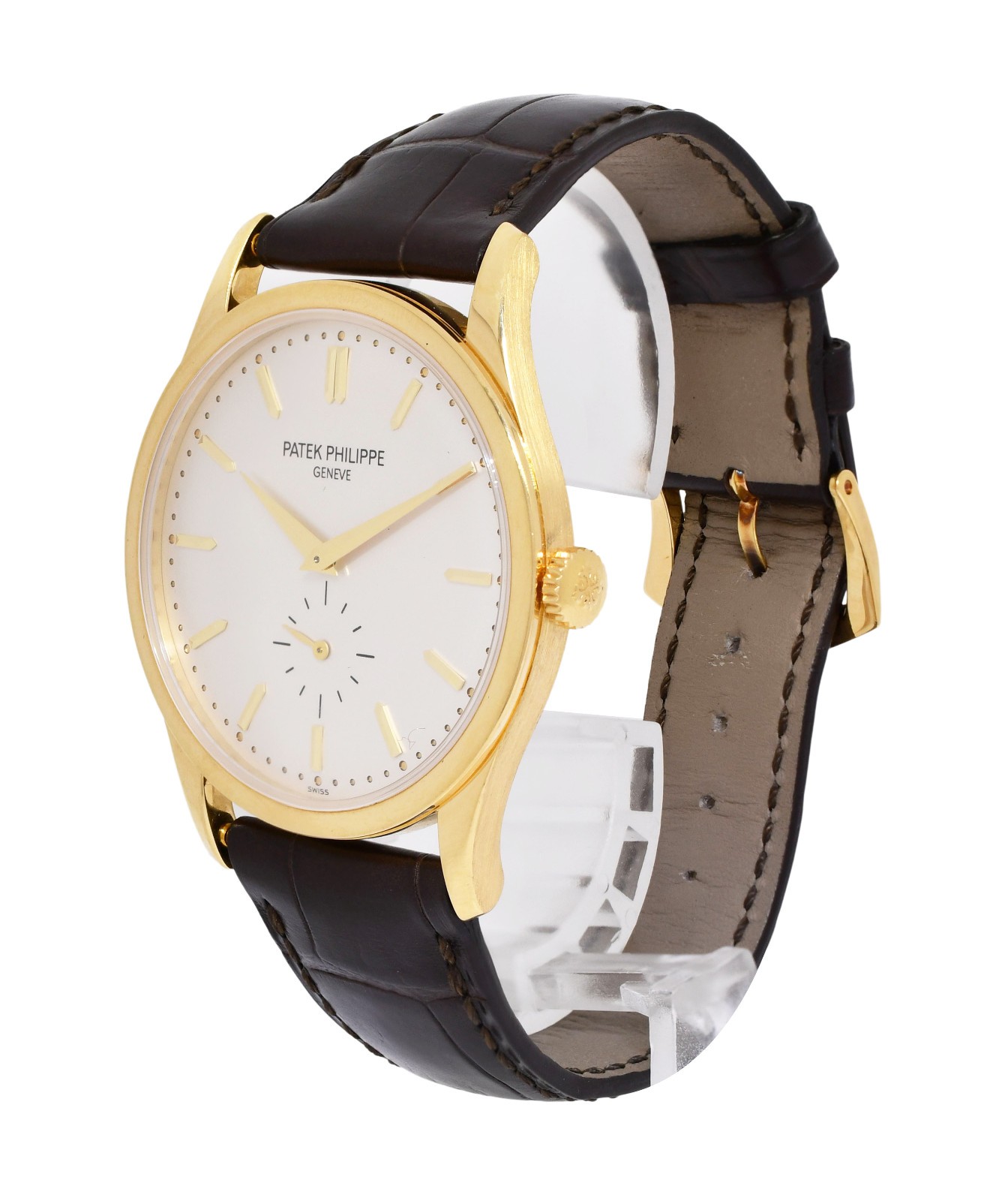 Patek Philippe Calatrava 5196 18k Yellow Gold Mens 37mm Manual Watch 5196J Patek Philippe Calatrava 5196 18k Yellow Gold Mens 37mm Manual Watch 5196J
