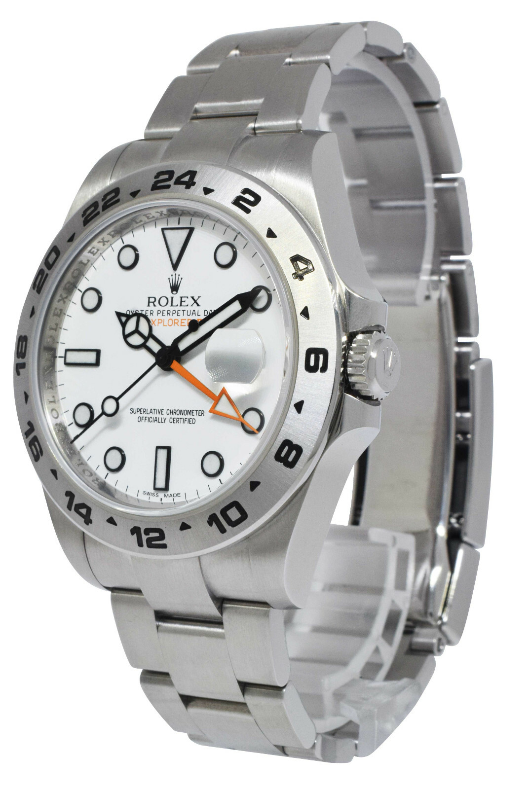 Rolex Explorer II GMT Stainless Steel White Dial Mens 42mm Watch +12 216570 Rolex Explorer II GMT Stainless Steel White Dial Mens 42mm Watch +12 216570