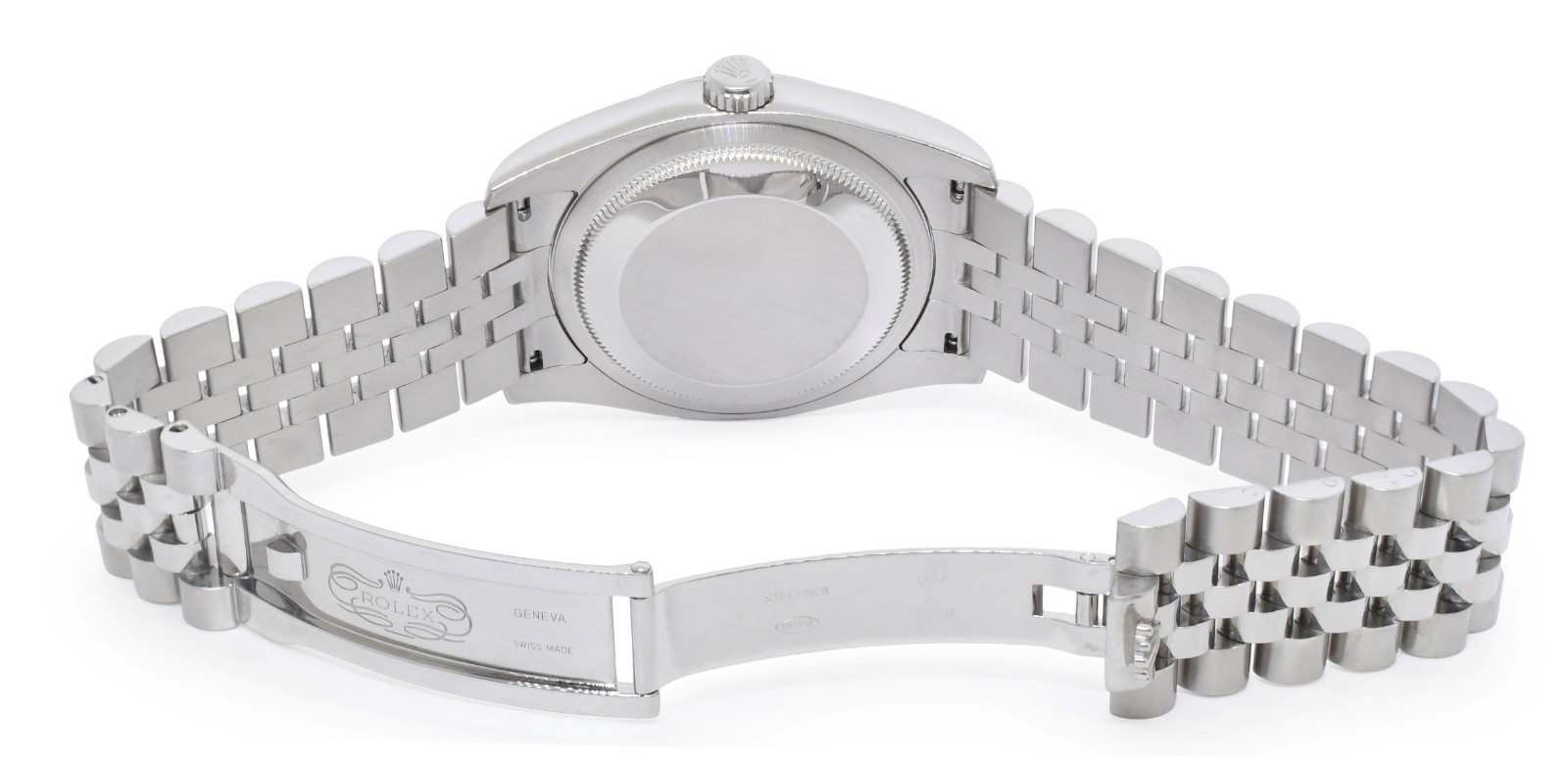 Rolex Datejust Steel & 18k Gold Bezel Silver Diamond Dial 36mm Watch Z 116234 Rolex Datejust Steel & 18k Gold Bezel Silver Diamond Dial 36mm Watch Z 116234
