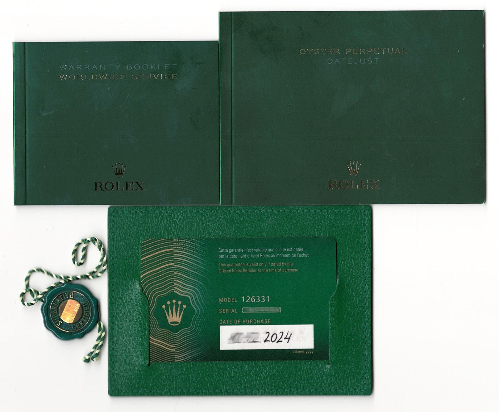 Rolex Datejust 41 Rose Gold/Steel Wimbledon Gray Jubilee Watch B/P '24 126331 Rolex Datejust 41 Rose Gold/Steel Wimbledon Gray Jubilee Watch B/P '24 126331