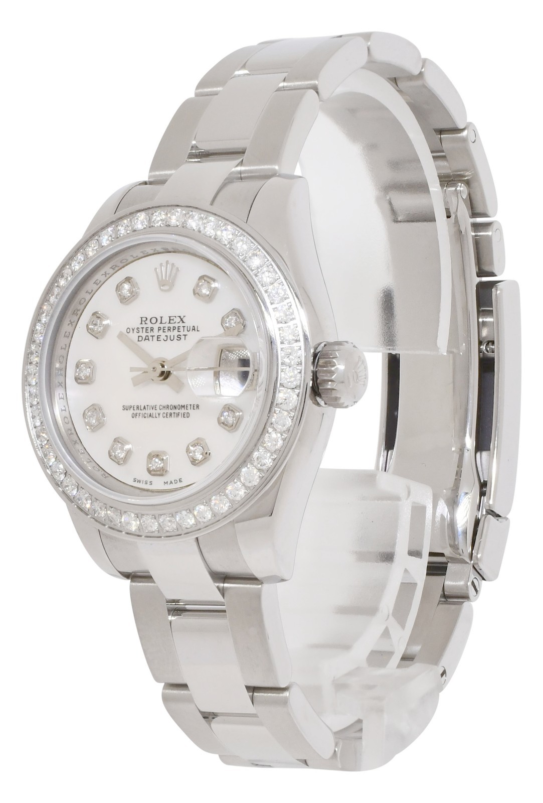 Rolex Datejust Steel MOP Diamond Dial/Bezel Ladies 26mm Watch M 179160 Rolex Datejust Steel MOP Diamond Dial/Bezel Ladies 26mm Watch M 179160